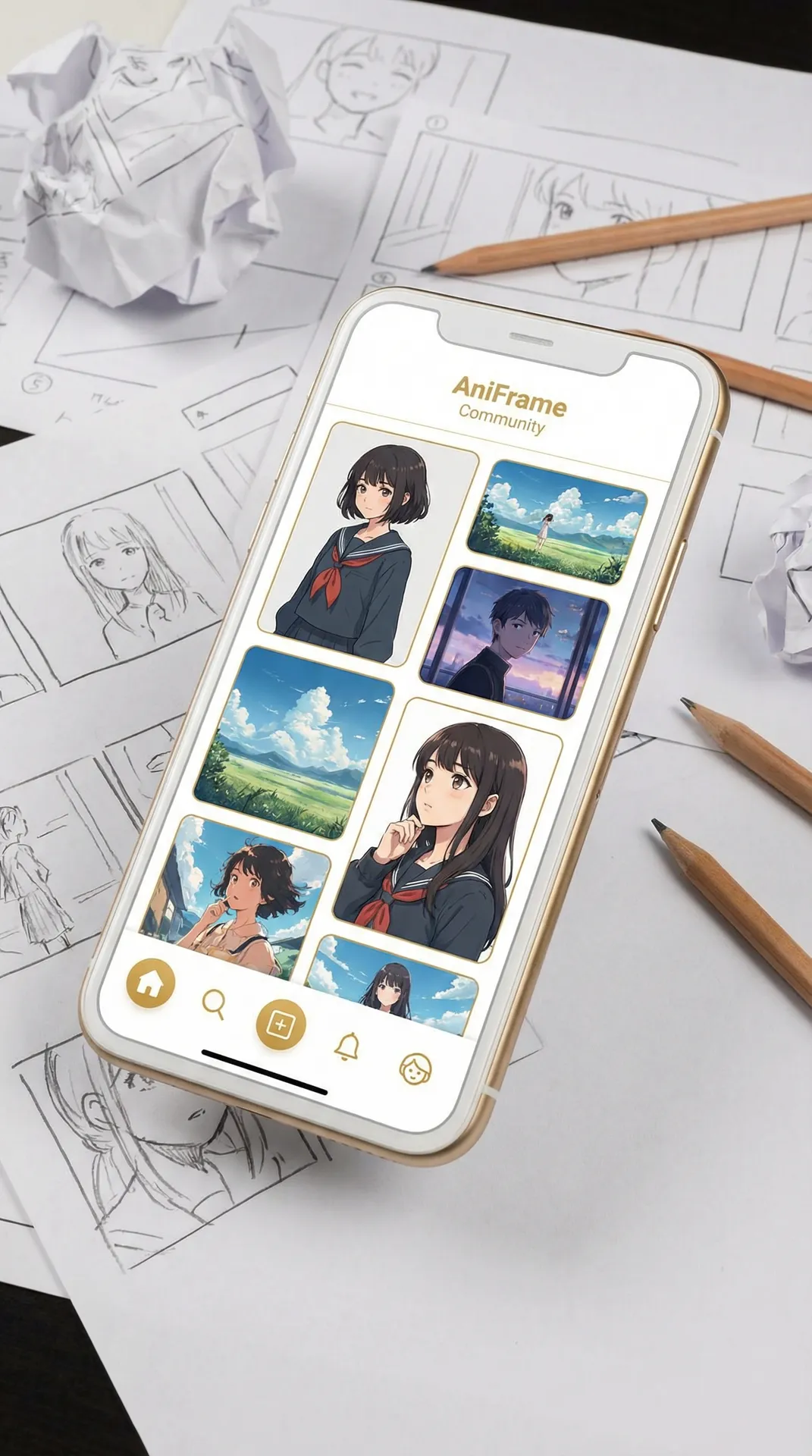 动画工厂APP界面展示手机模型